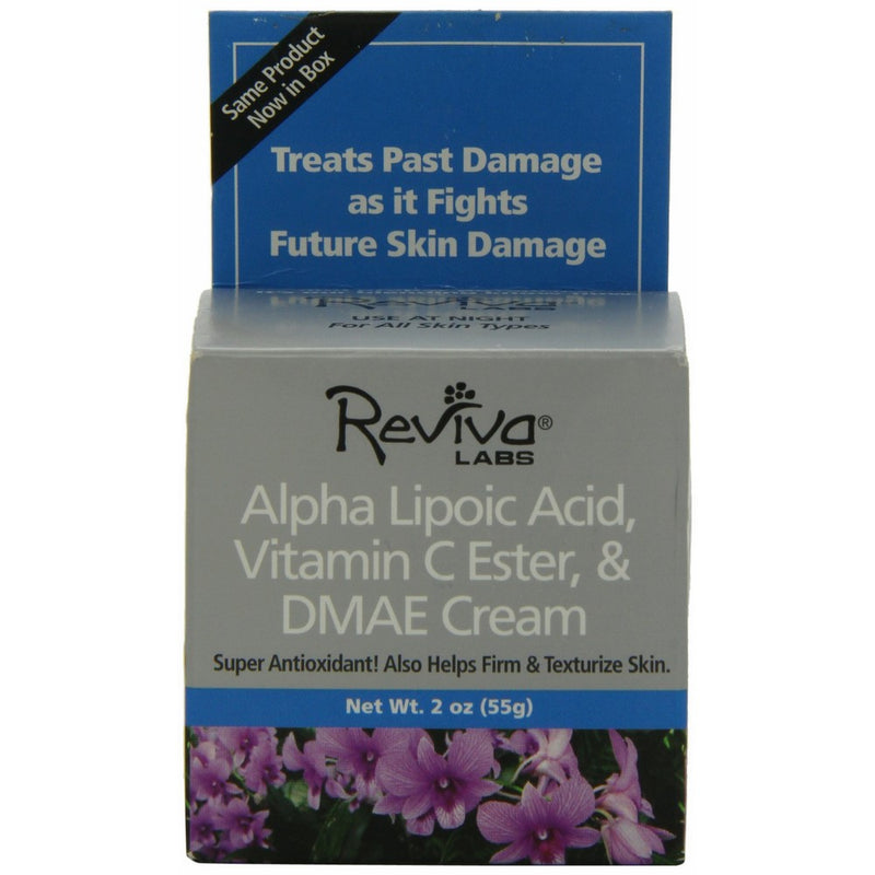 Reviva Labs Alpha Lipoic Acid Vitamin C Ester and DMAE Cream -- 2 oz