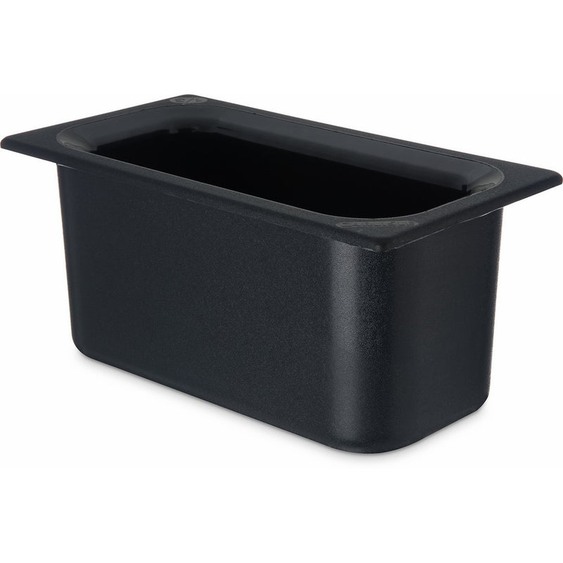 Carlisle CM110203 Coldmaster Food Pan 1/3-Size, Plastic, Black