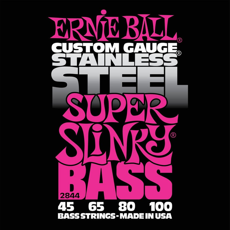 Ernie Ball Stainless Steel Super Slinky Bass Set.045 - .100