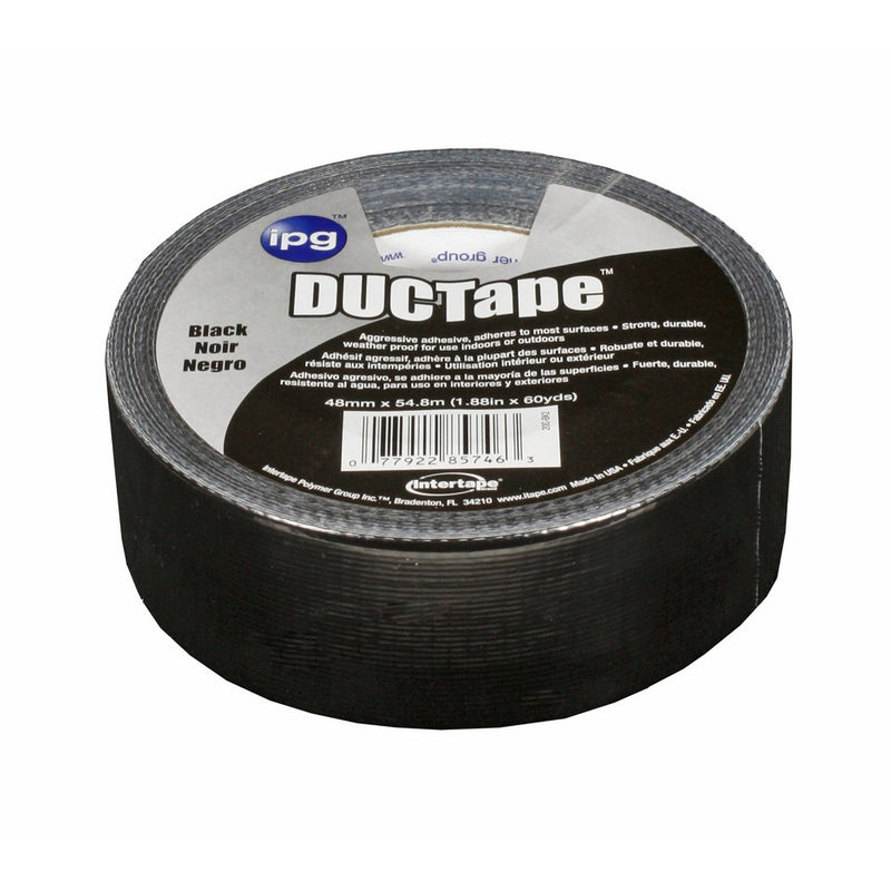 Intertape (IPG) Polymer Group 20C-BK 2 AC20 9mil Utility Duct Tape, 1.88-Inch x 60-Yard, Black
