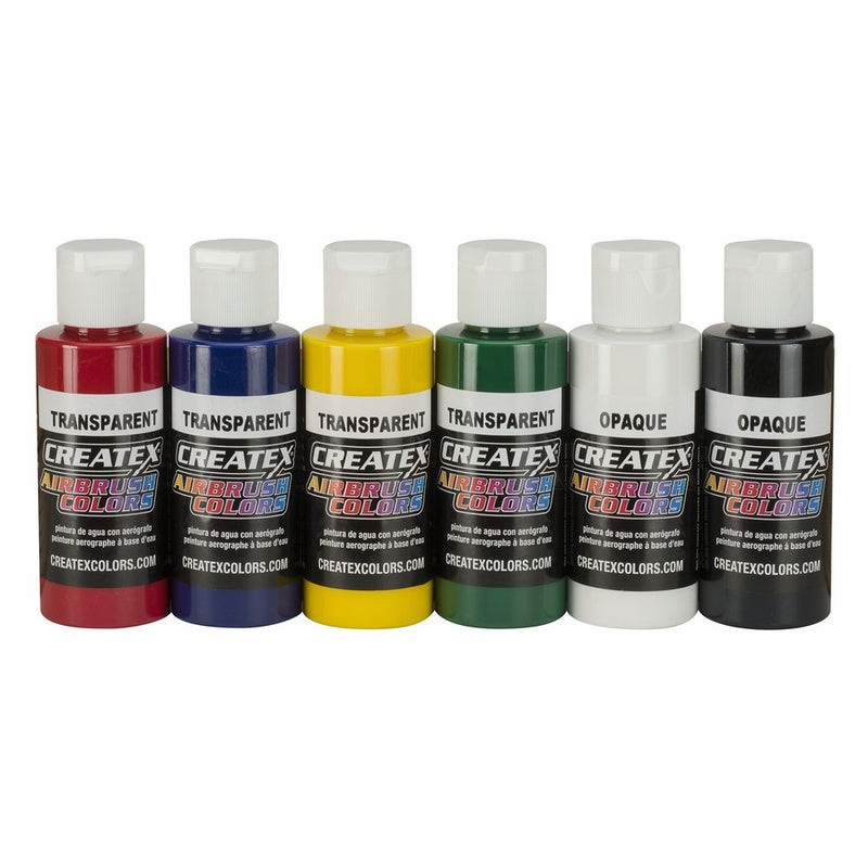 Createx Colors 5801-00 2-Ounce AB Primary Set Airbrush