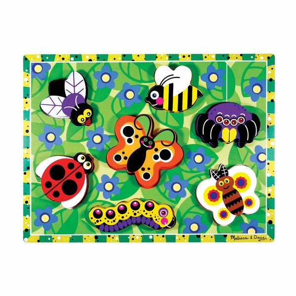 Melissa & Doug Insects Wooden Chunky Puzzle (7 pcs)