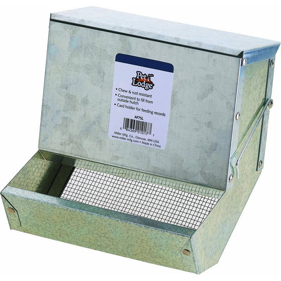 Little Giant7 inch Galvanized Rabbit Feeder AF7SL
