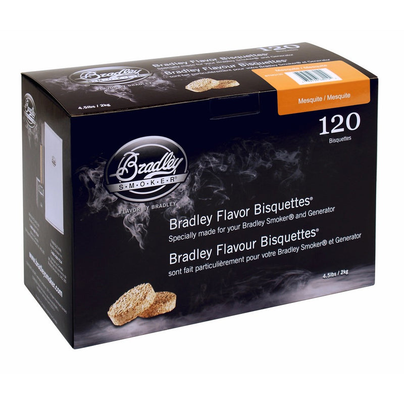 Bradley Mesquite Bisquettes 120 pack
