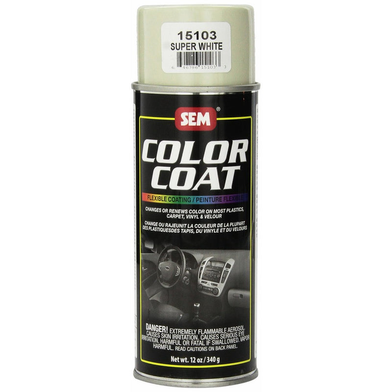 SEM 15103 Super White Color Coat - 12 oz.