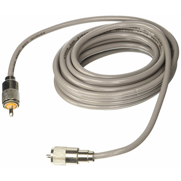 Astatic 302-10267 Gray 18' Mini 8 Coaxial Cable