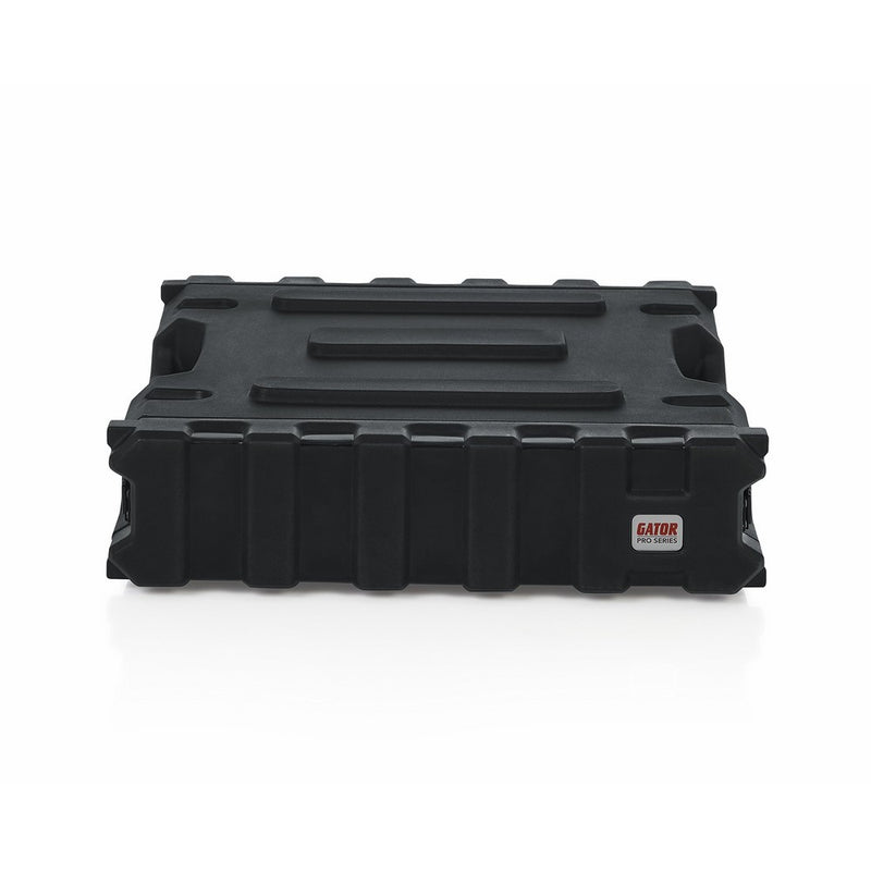Gator Cases Pro Series Rotationally Molded 2U Rack Case with Standard 19" Depth; Made in USA (G-PRO-2U-19)
