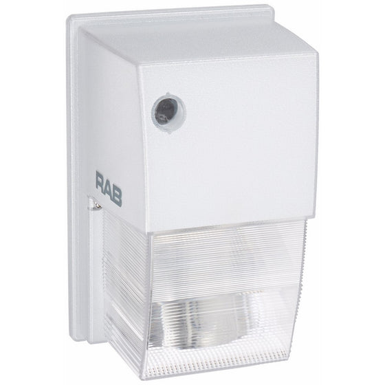 RAB Lighting WPTS50W Tallpack High Pressure Sodium Lamp with Polycarbonate Molded Refractor, ED17 Type, Aluminum, 50W Power, 4000 Lumens, 120V, White