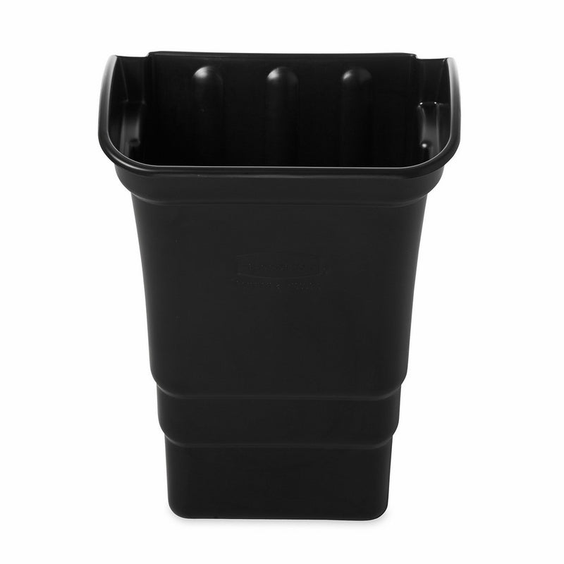 Rubbermaid Commercial Products FG335388BLA Refuse Bin, Utility Cart Accessories, 8 gal, Black