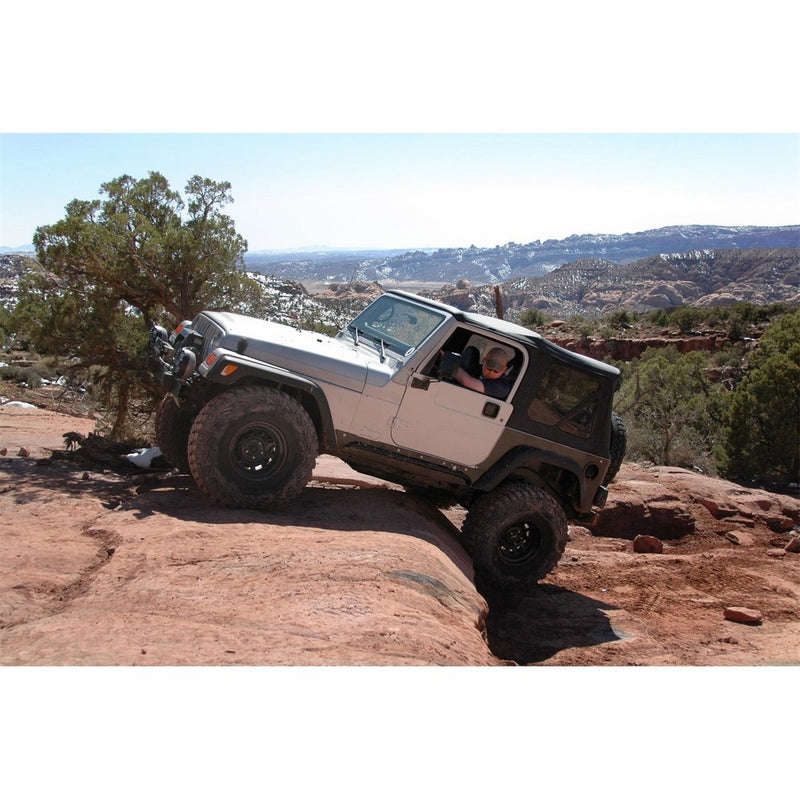 Smittybilt 9970235 Black Diamond OE Style Replacement Top with Tinted Window for Jeep Wrangler