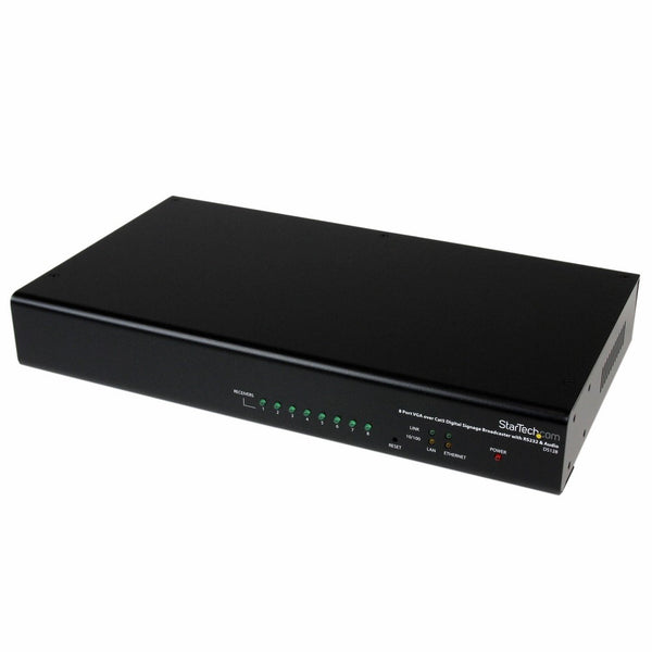 StarTech.com DS128 8 Port VGA over Cat5 Digital Signage Broadcaster with RS232 & Audio