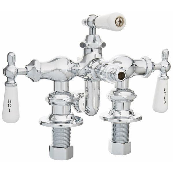 Barclay Leg Tub Diverter Faucet for Cast Iron Tub with Old Style Spigot