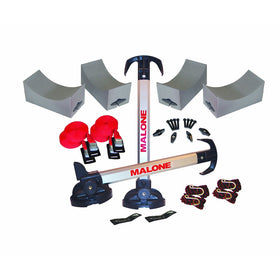 Malone Stax Pro2 Universal Car Rack Folding Kayak Carrier (2 Boat Carrier)