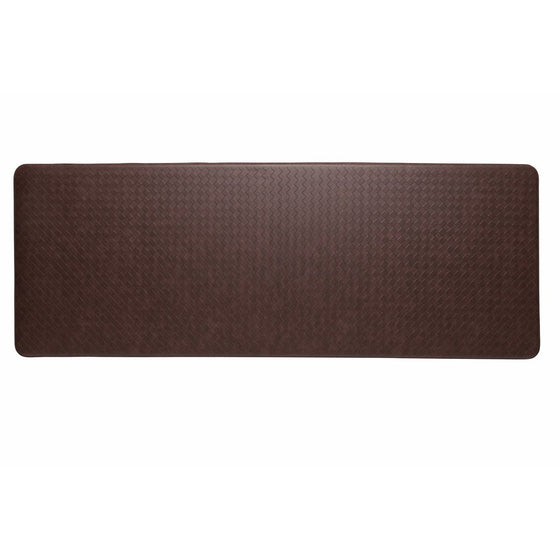 Imprint Cumulus9 Kitchen Mat Nantucket Series Island Area Runner 26 in. x 72 in. x 5/8 in. Cinnamon