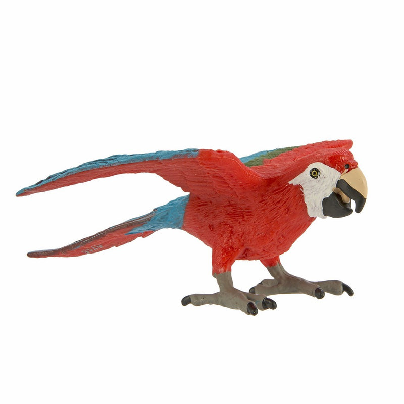 Safari Ltd Wings of the World – Green-Winged Macaw – Realistic Hand Painted Toy Figurine Model – Quality Construction from Safe and BPA Free Materials – For Ages 3 and Up