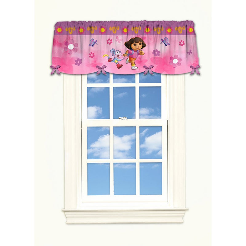 Nicklodeon Dora Day Camp Polysatin Valance