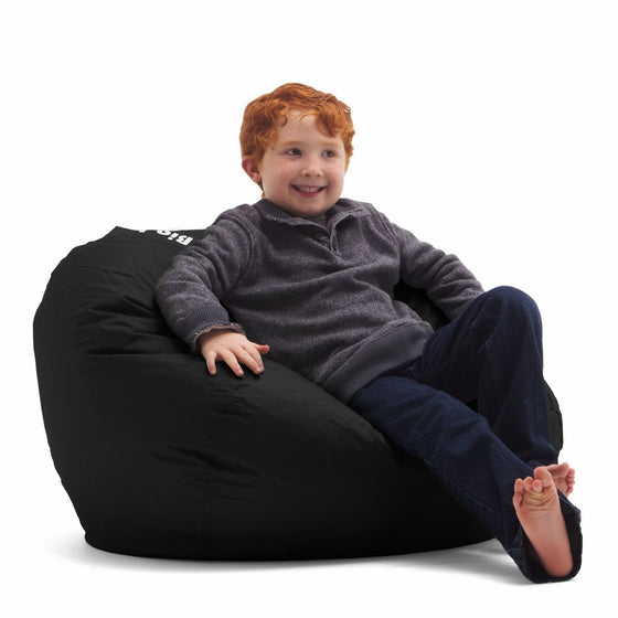 Big Joe 98-Inch Bean Bag, Limo Black