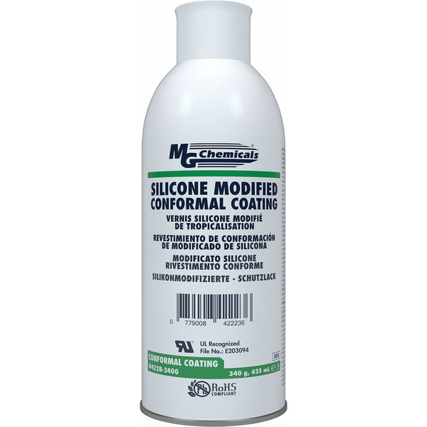 MG Chemicals 422B-340G Silicone Conformal Coating,Clear ,12 oz Aerosol