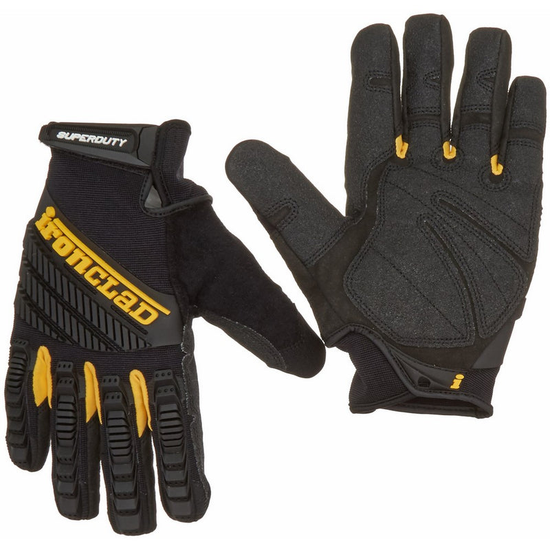 Ironclad SDG2-04-L Super Duty 2 Glove, Black, Large