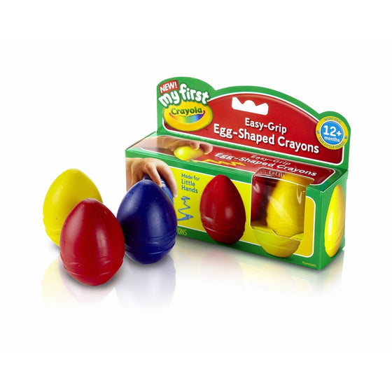 Crayola My First Egg Crayons, Easy-Grip