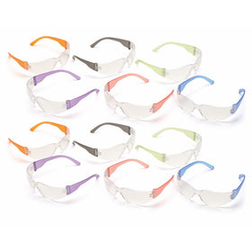Pyramex Mini Intruder Youth Safety Glasses (12-Pack) - For Children or Women with Smaller Facial Sizes