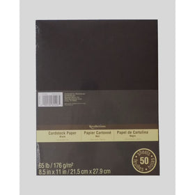 Recollections Cardstock Paper 8.5 x 11 - 50 Sheets - Black