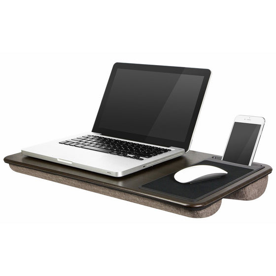 Lap Desk 91475LapGear Home Office -Espresso Wood (Fits up to 17.3" Laptop)
