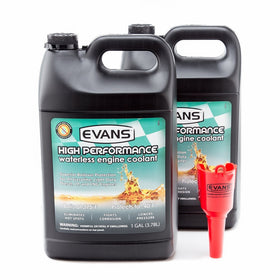 EVANS Coolant EC53001 High Performance Waterless Engine Coolant, 2 Gallon Pack with Funnel