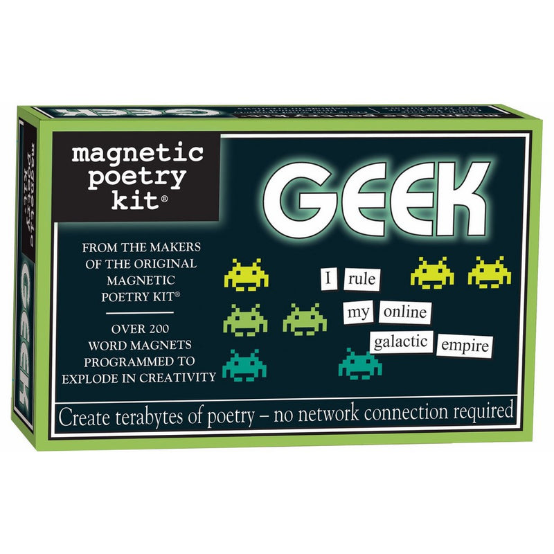 Magnetic Poetry - Geek Kit - Words for Refrigerator - Write Poems and Letters on the Fridge - Made in the USA