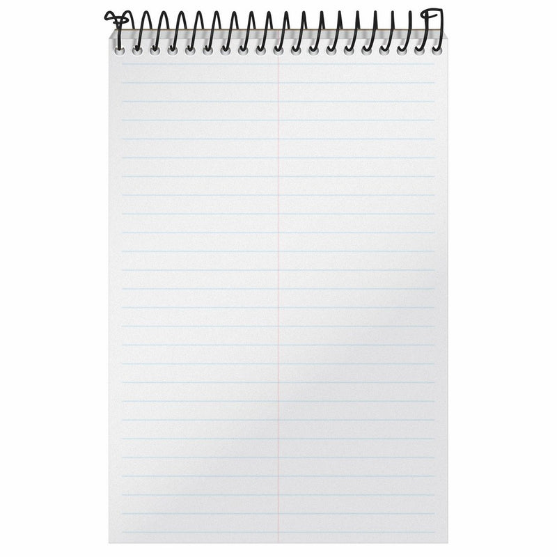 TOPS Docket Gold Steno Book, 6" x 9", Gregg Rule, Clear Poly Cover, 100 Sheets (99708)