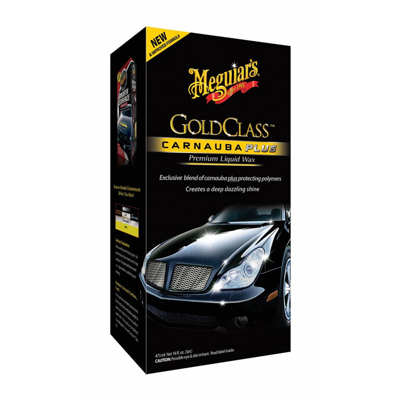 Meguiar's G7016 Gold Class Carnauba Plus Premium Liquid Wax - 16 oz.