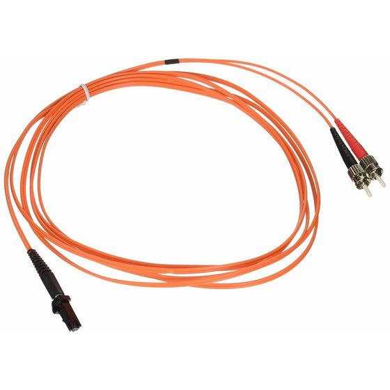 C2G/Cables to Go 33138 MTRJ-ST 62.5/125 OM1 Duplex Multimode PVC Fiber Optic Cable (3 Meter, Orange)