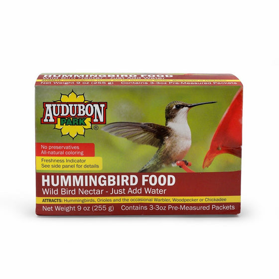 Audubon Park 1661 Hummingbird Food Nectar Powder, 9-Ounce