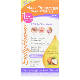 Quick & Easy Hair Remover Wax Strip Kit For Face Eyebrows & Bikini