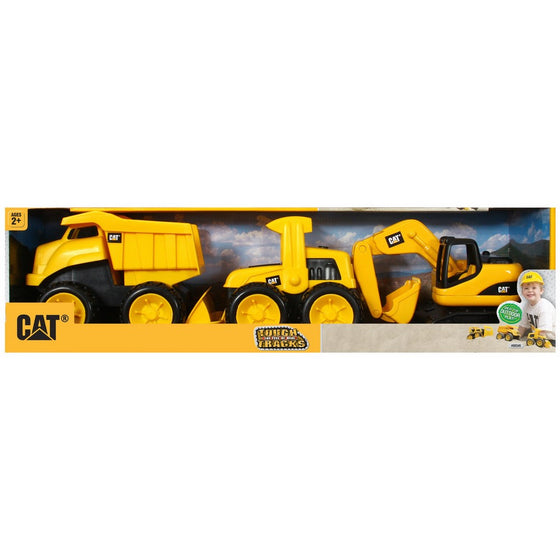 Toy State Caterpillar Tough Tracks, 3 Piece Set