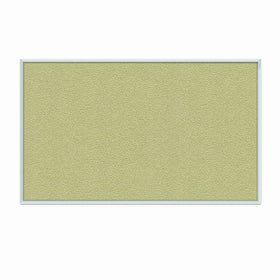 Ghent Caramel Vinyl Bulletin Board, 36" x 46.5", Aluminum Frame, Made in the USA
