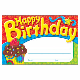 TREND enterprises, Inc. Happy Birthday The Bake Shop Recognition Awards, 30 ct