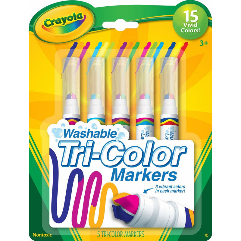 Crayola 5 Count Washable Triple Tip Markers