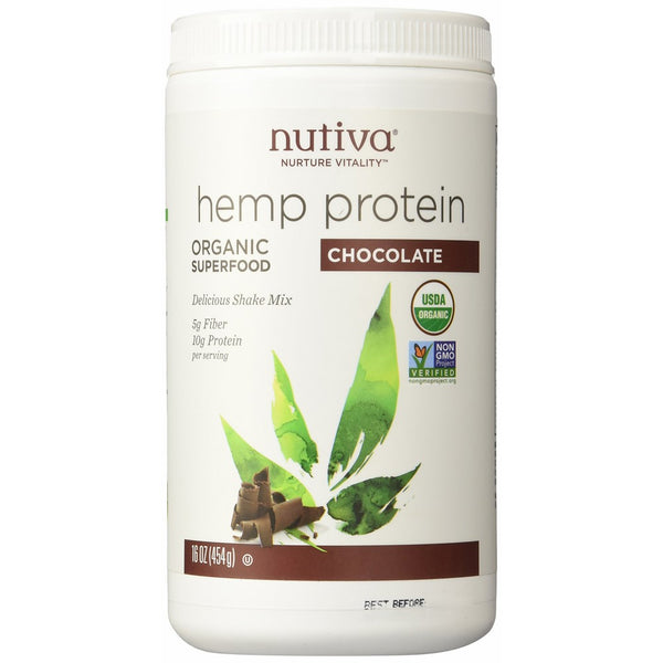 Nutiva Hemp Shake - Chocolate - 16 OZ