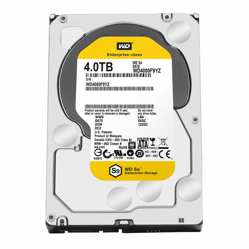 WD SE 4TB Datacenter Hard Disk Drive - 7200 RPM SATA 6 Gb/s 64MB Cache 3.5 Inch - WD4000F9YZ