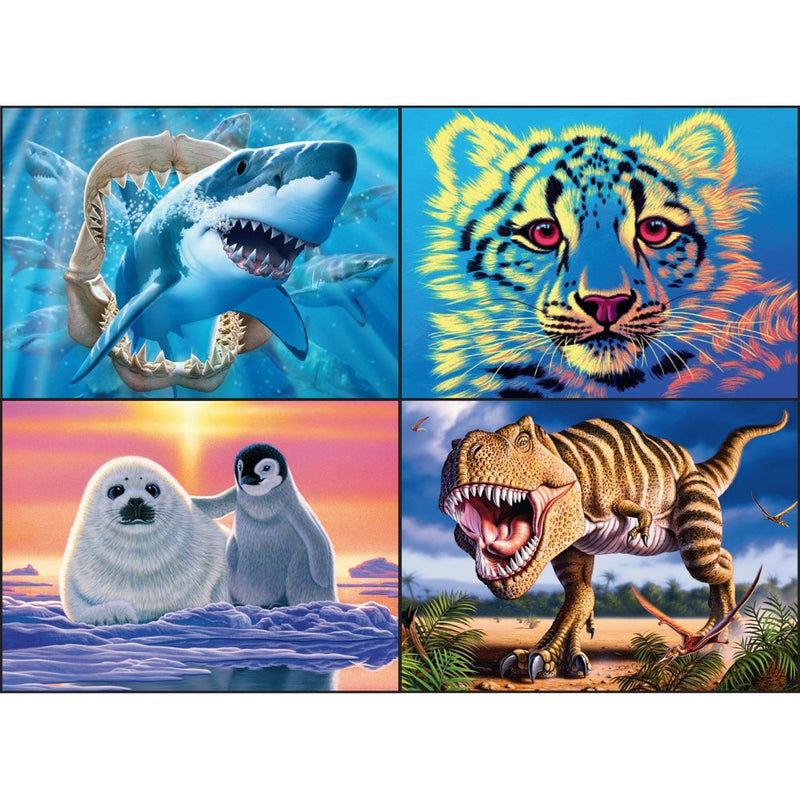 Ceaco 4-in-1 Glow Zone Jigsaw Puzzle