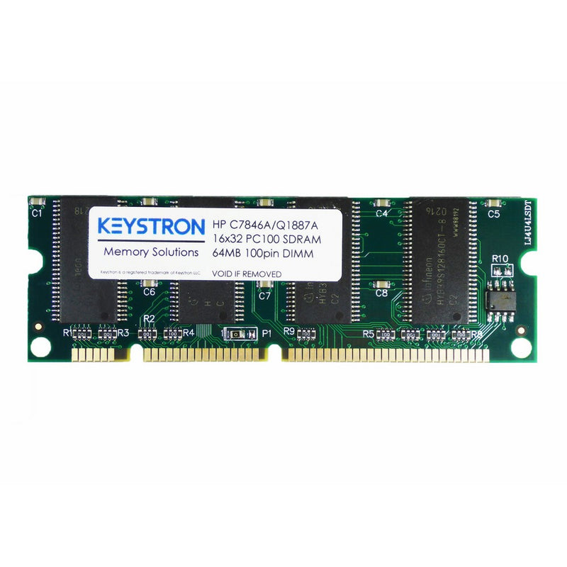 C7846A C3913A Q1887A 64MB 100pin SDRAM for HP LaserJet 4000 4050 1200 2200 2300 1300 1320 2500 2505 2550 2605 2700 2820 2840 4100 4200 4300 5000 9000