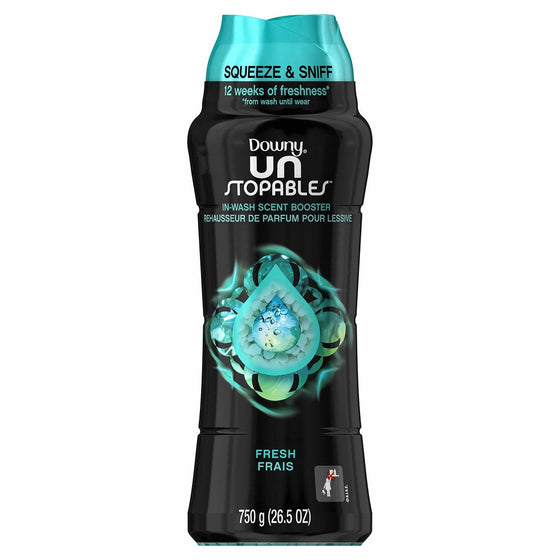 Downy Unstopables In-Wash Scent Booster Beads, Fresh Scent, 750 g - Packaging May Vary