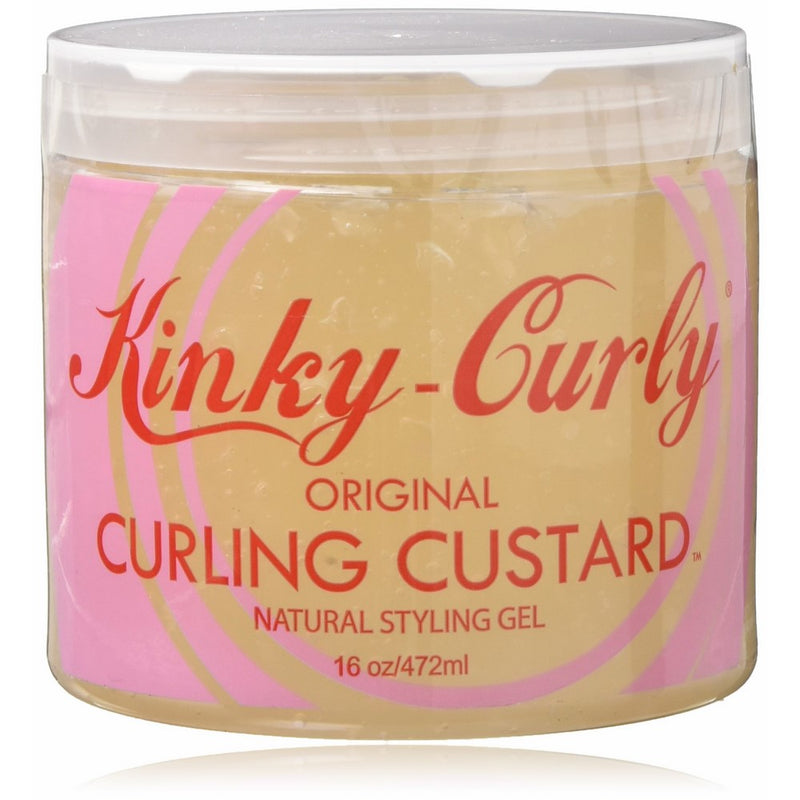 Kinky Curly Original Curling Custard Natural Styling Gel 16 oz