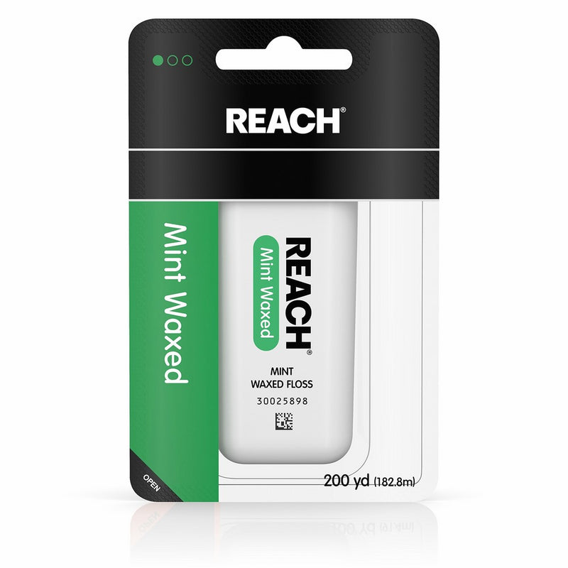 Reach Mint Waxed Floss, 200 Yd Pack of 1