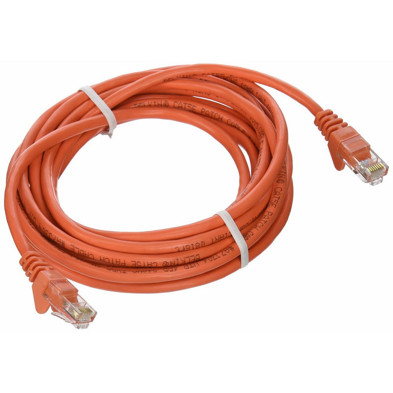 Belkin 14ftCAT5E Orange Patch Cord Snagless