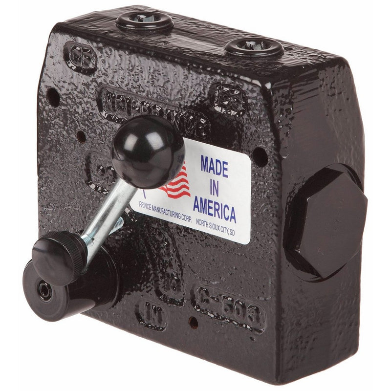 Prince RD-175-30 Flow Control Valve, Adjustable Pressure Relief, Cast Iron, 3000 psi, 0-30 gpm, 3/4" NPTF
