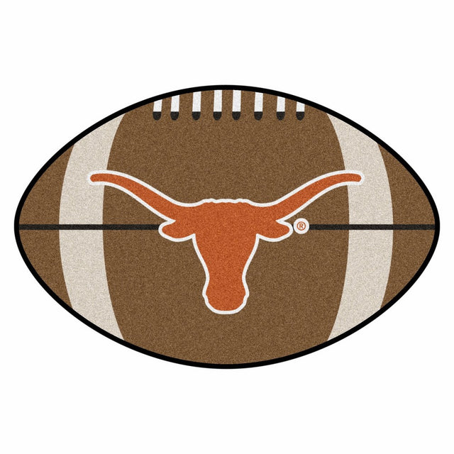 Fanmats NCAA University of Texas Longhorns Nylon Face Football Rug