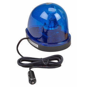 Wolo (3205-B) Emergency 1 Rotating Emergency Warning Light - Blue Lens, Magnet Mount