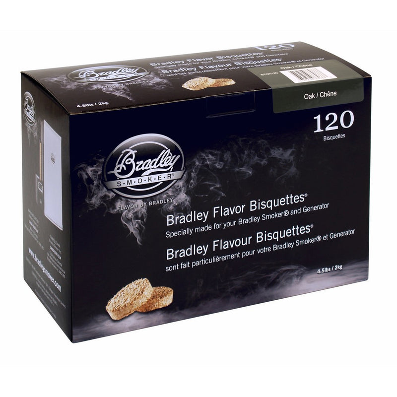 Bradley BTOK120 Oak Bisquettes 120 pack
